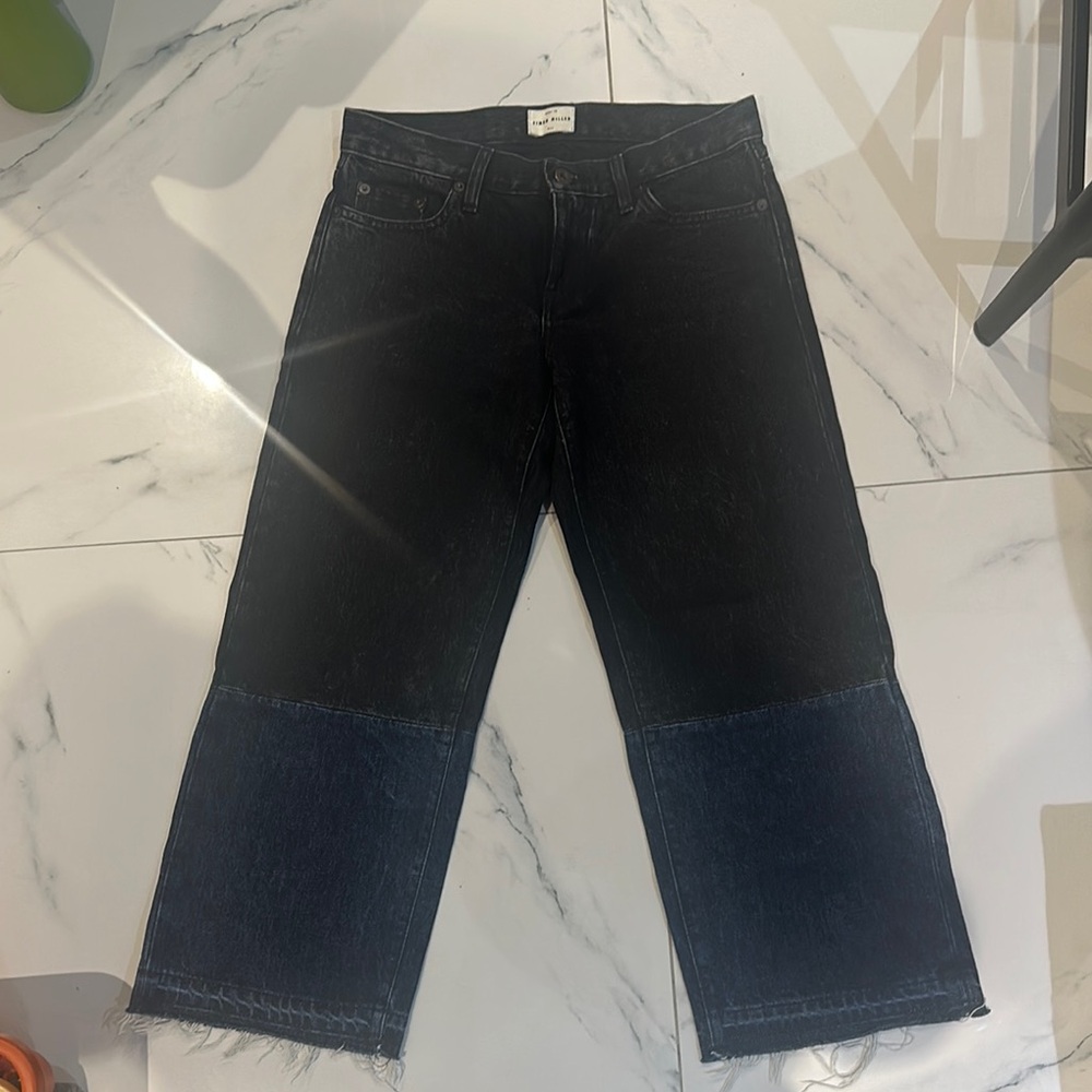 Two-Tone Denim Jeans - Picture 1 of 2